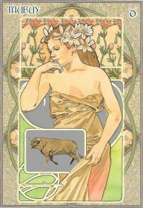 Astrological Oracle Cards' Taurus